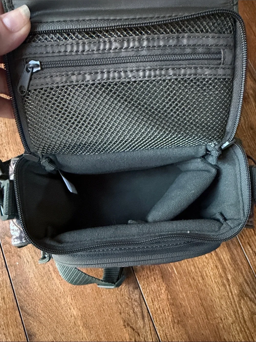 Game Winner Olive Camo Messenger Bag for Men